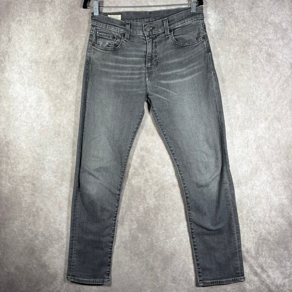Levi's Other - Levi's Jeans Mens 29x32 Black Washed 502 Regular Taper Premium Denim Faded Pants